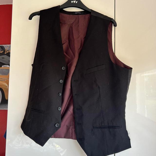 Primark Men's Waistcoat - Black - M on Productcaster.