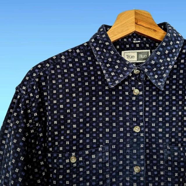 Vintage Men's Shirt - Navy - L on Productcaster.