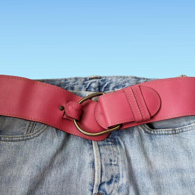 Vintage Women's Belt - Pink on Productcaster.