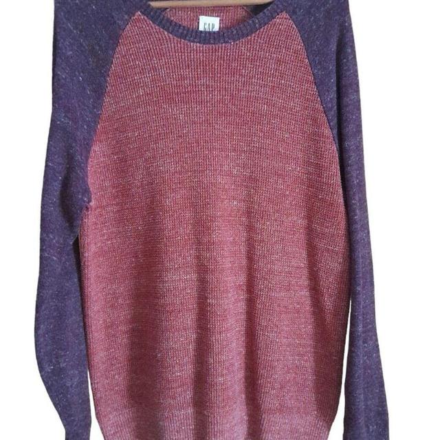 Gap Men's Jumper - Red - M on Productcaster.