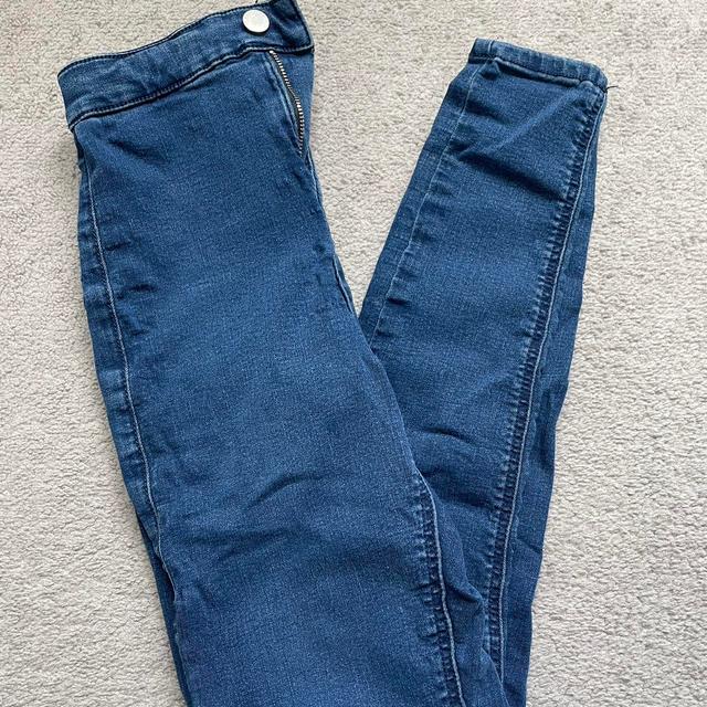 Topshop Women's Jeans - Blue - UK 6 on Productcaster.