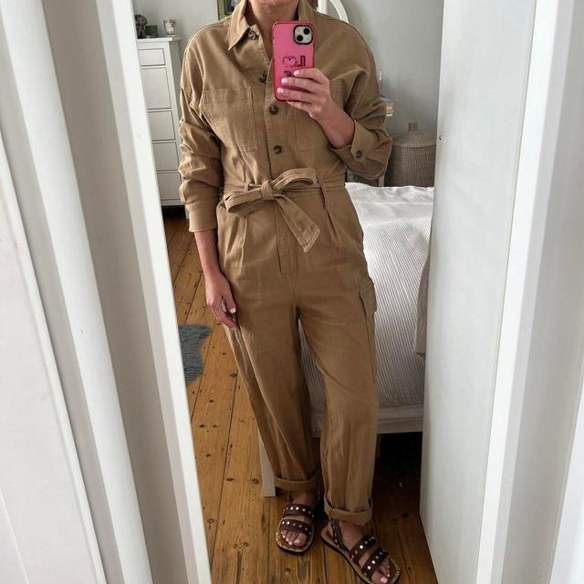 H&M Women's Jumpsuit - Brown/Tan - UK 8 on Productcaster.