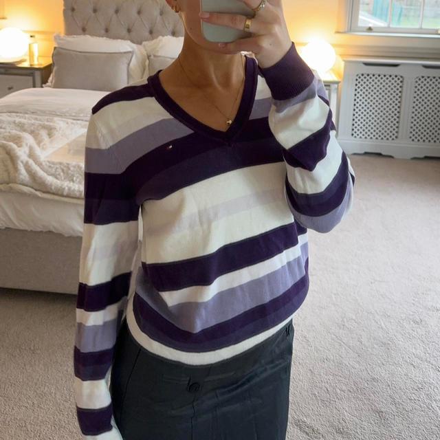 Tommy Hilfiger Women's Jumper - Purple - 8 on Productcaster.