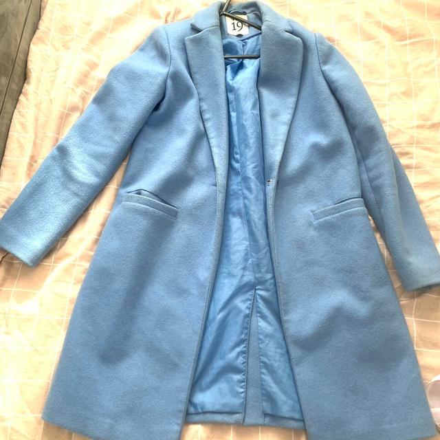 Zara Women's Blazer Jacket - Blue - UK 10 on Productcaster.