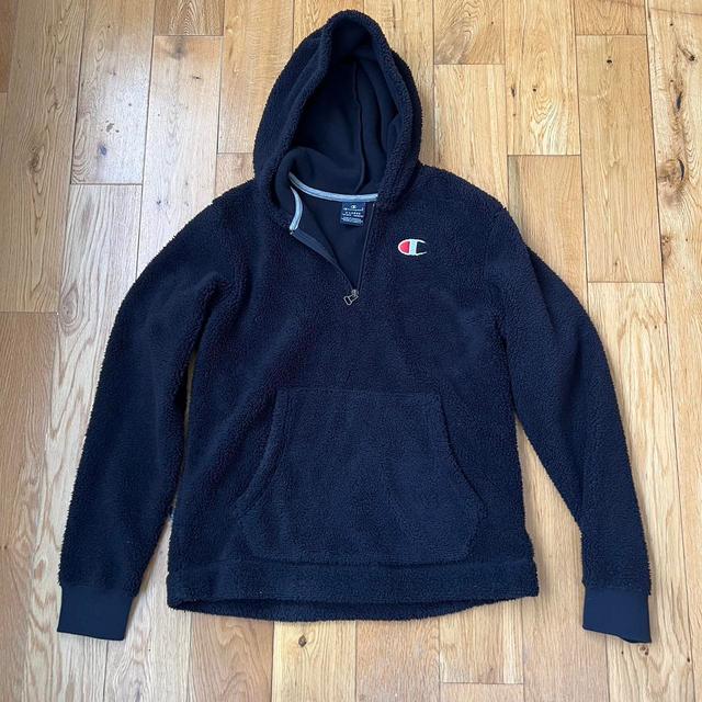 Champion Women's Hoodie - Black - XS on Productcaster.