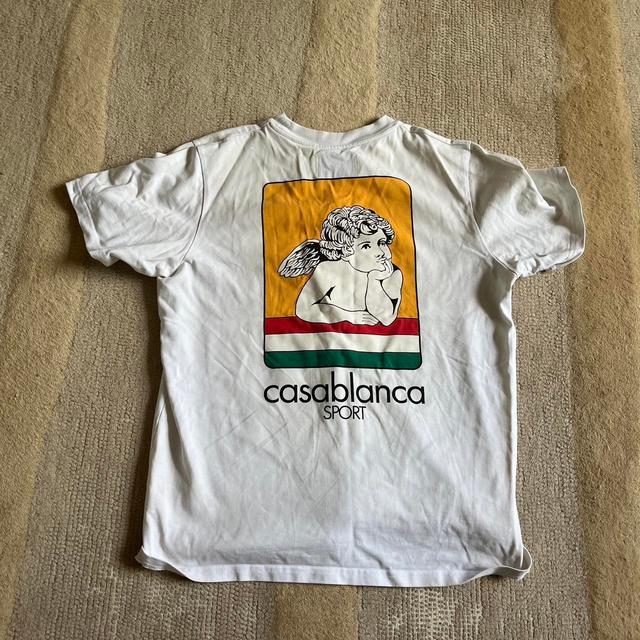 Casablanca Men's T-shirt - White - L on Productcaster.