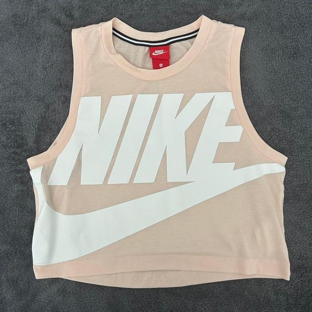 Nike Women's Vest - Pink/Cream - S on Productcaster.