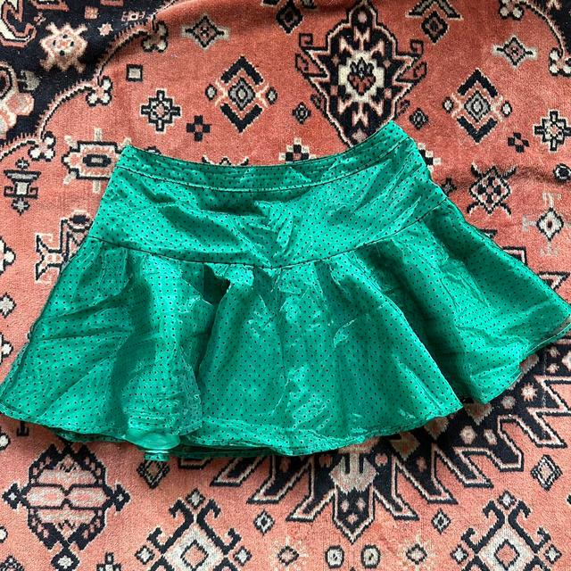 H&M Women's Skirt - Green - UK 10 on Productcaster.