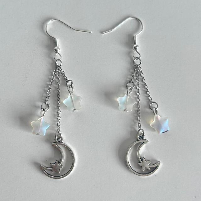 Women's Earrings - Silver on Productcaster.