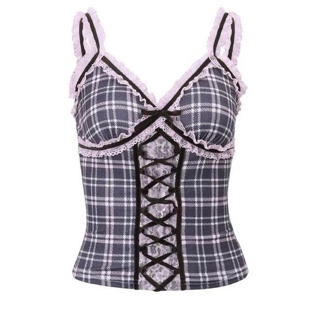 Women's Vest - Purple/Multi - S on Productcaster.