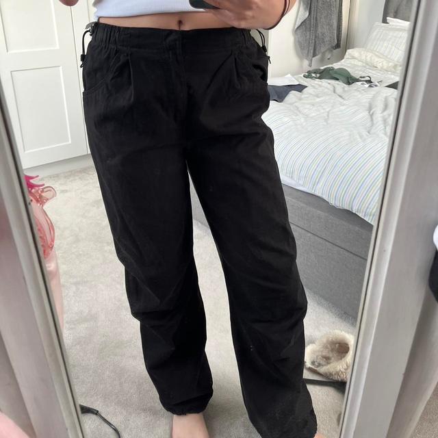 Bershka Women's Trousers - Black - S on Productcaster.