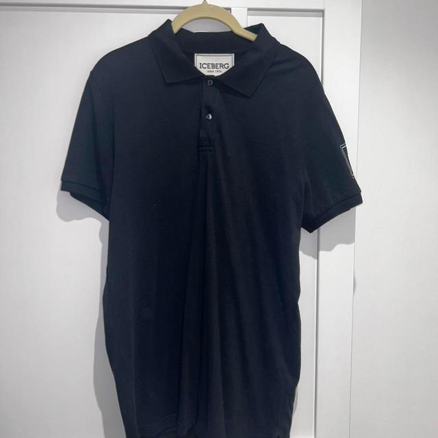 Iceberg Men's Polo shirt - Black - L on Productcaster.