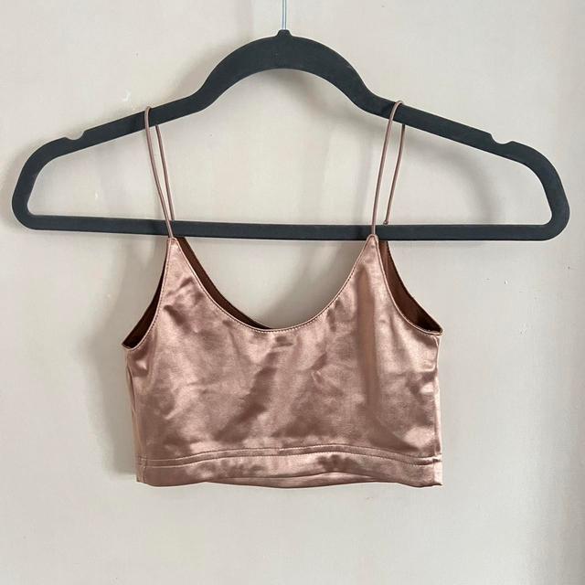 Urban Outfitters Women's Crop top - Pink/Tan - XS on Productcaster.