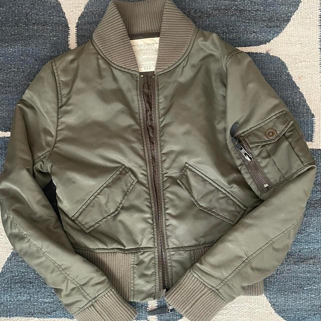 Women's Bomber Jacket - Khaki - S on Productcaster.