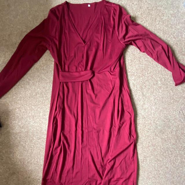 Women's Dress - Burgundy - XXL on Productcaster.