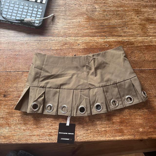 Women's Skirt - Khaki - UK 12 on Productcaster.