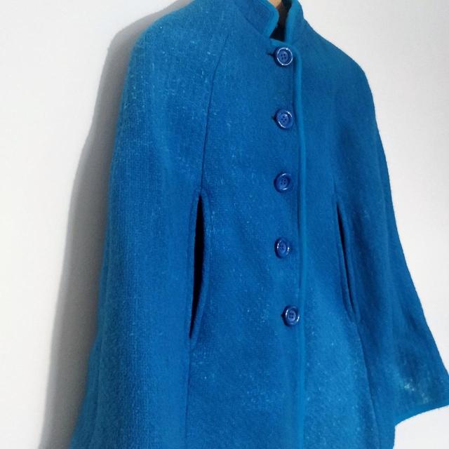 Vintage Women's Coat - Blue - UK 8 on Productcaster.