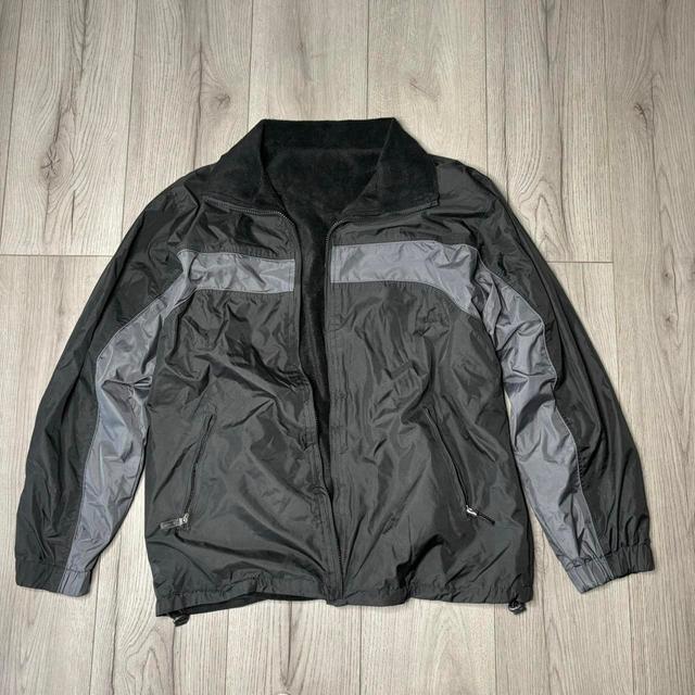 FUBU Men's Jacket - Black/Grey - XL on Productcaster.