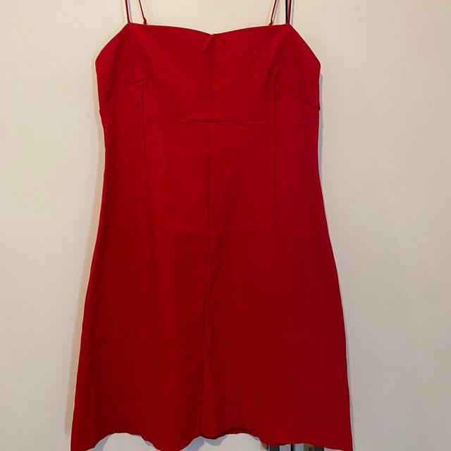 Urban Outfitters Women's Slip Dress - Red - M on Productcaster.