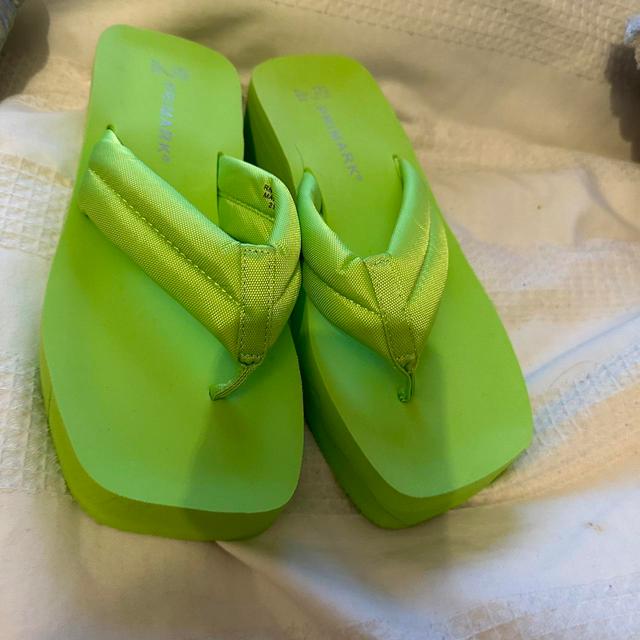 Primark Women's Sandals - Green - UK 5 on Productcaster.