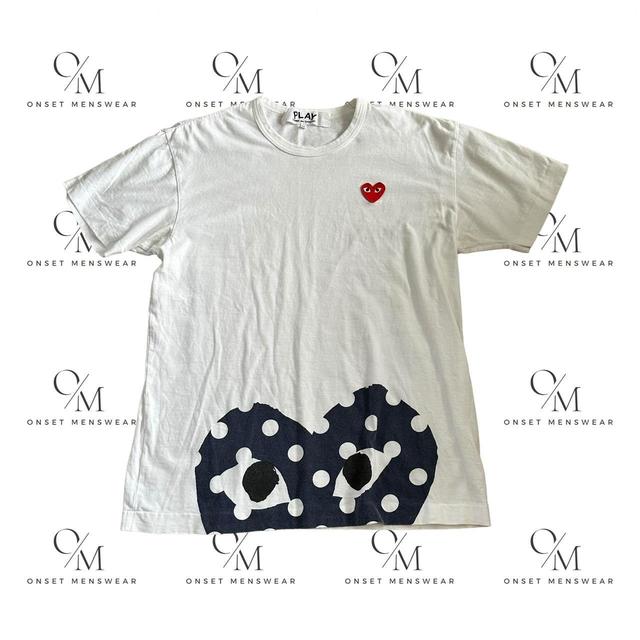 Comme des Garçons Men's T-shirt - White - XL on Productcaster.