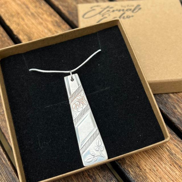 Handmade Men's Necklace - Silver on Productcaster.