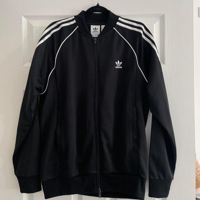 Adidas Men's Bomber Jacket - Black - L on Productcaster.