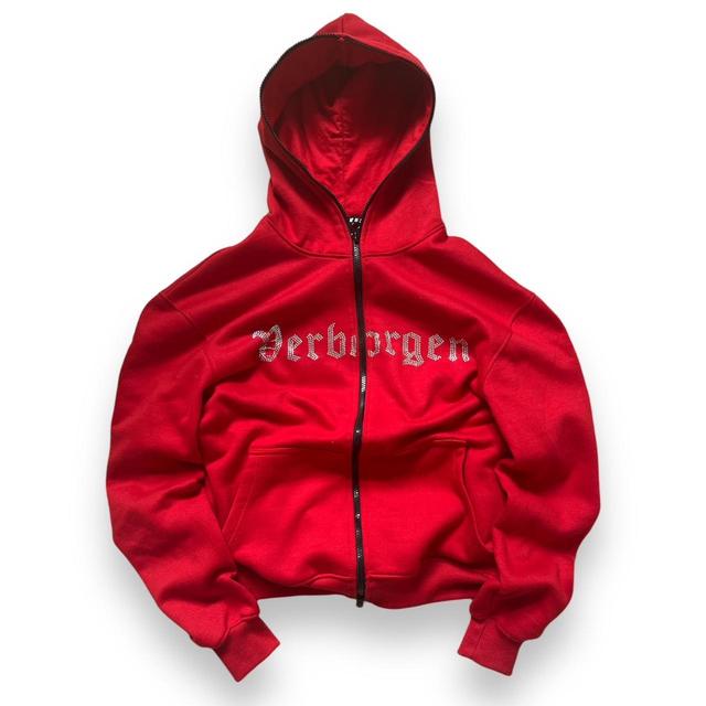 Men's Hoodie - Red - S on Productcaster.