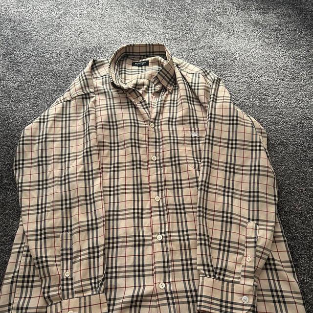 Burberry Men's Shirt - Tan - M on Productcaster.