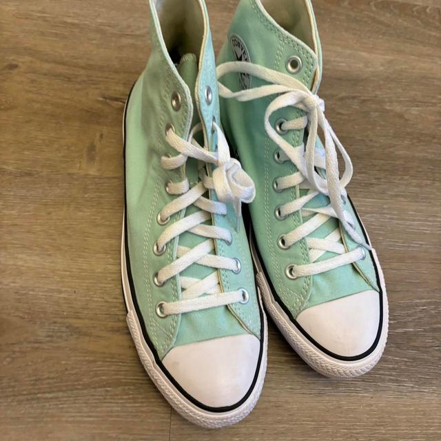 Converse Women's Trainers - Green - UK 7.5 on Productcaster.