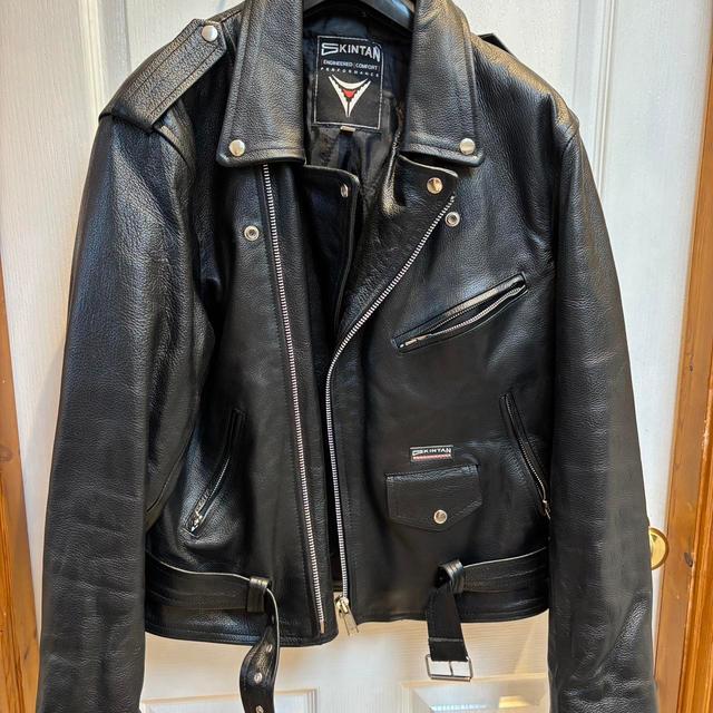 Women's Leather Jacket - Black - UK 12 on Productcaster.