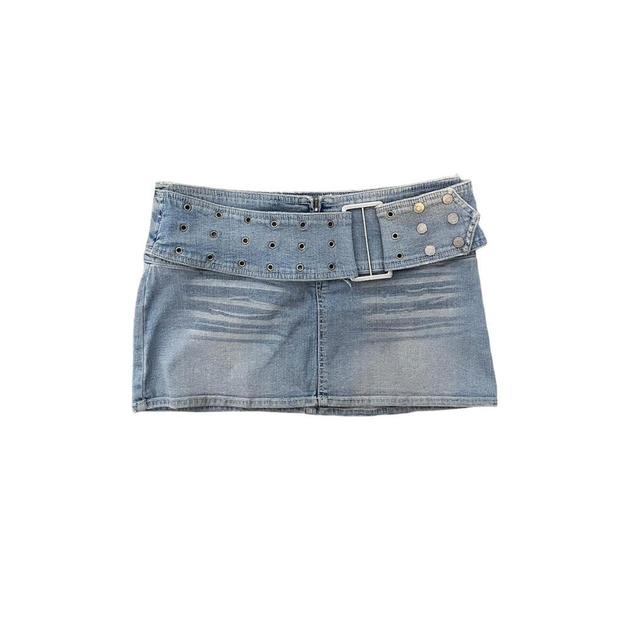 River Island Women's Skirt - Blue - UK 10 on Productcaster.