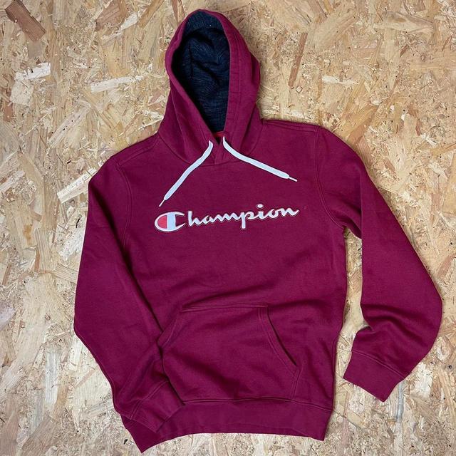 Champion Men's Hoodie - Burgundy - S on Productcaster.