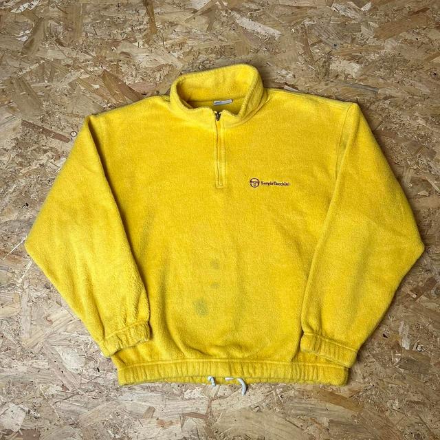 Sergio Tacchini Men's Sweatshirt - Yellow - M on Productcaster.