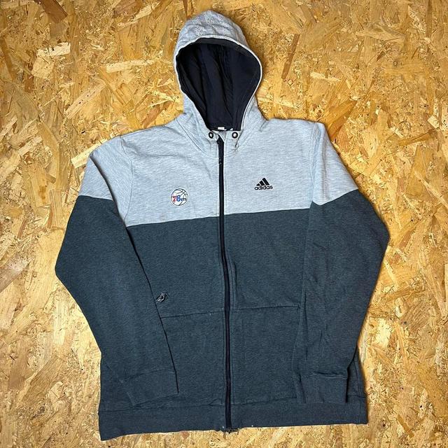 Adidas Men's Hoodie - Grey - L on Productcaster.