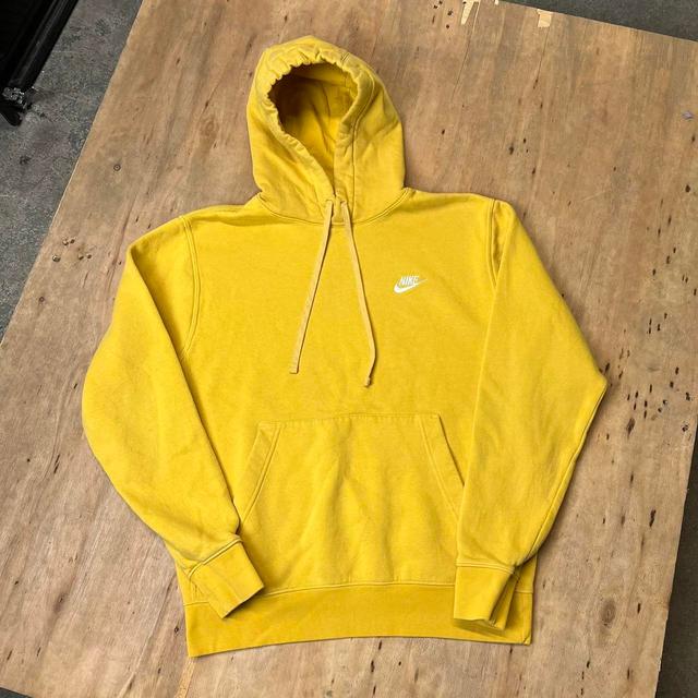 Nike Men's Hoodie - Yellow - S on Productcaster.