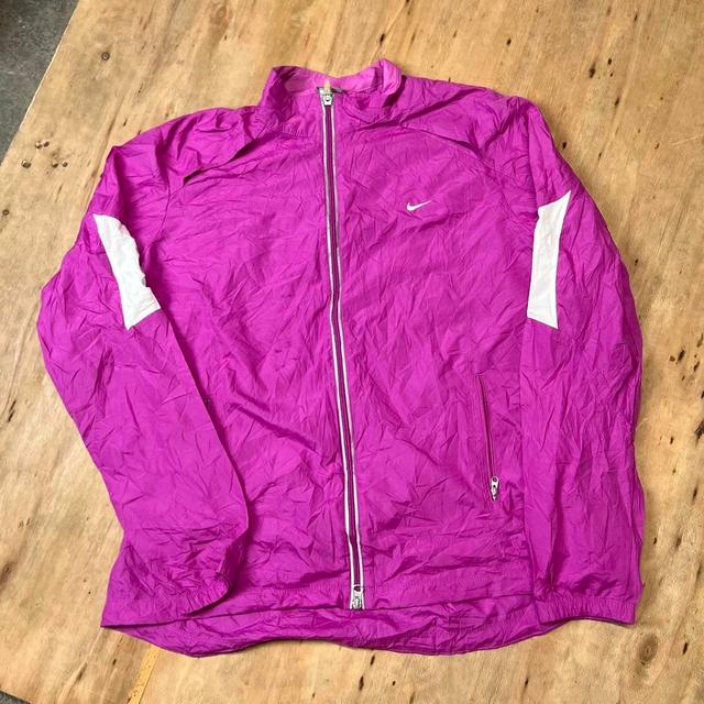 Nike Women's Windbreaker Jacket - Pink - XL on Productcaster.