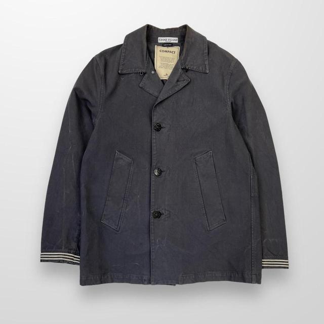 Stone Island Men's Blazer Jacket - Grey - L on Productcaster.