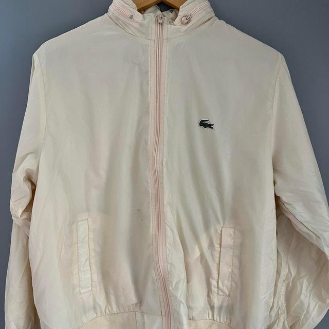 Lacoste Men's Jacket - Cream - S on Productcaster.