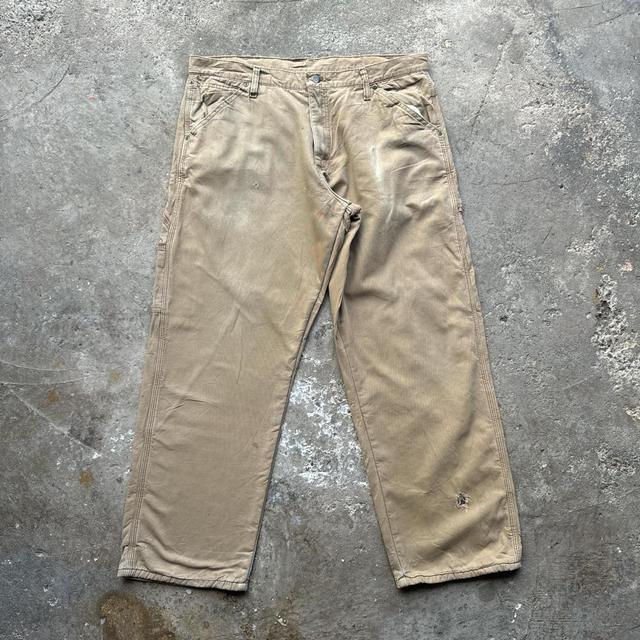 Wrangler Men's Trousers - Tan - 34" on Productcaster.