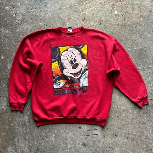 Mickey Unlimited Men's Sweatshirt - Red - XL on Productcaster.