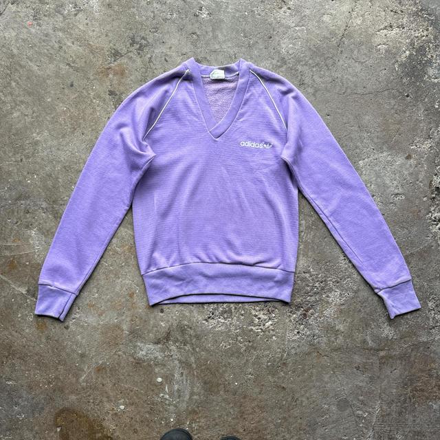 Adidas Women's Sweatshirt - Purple - S on Productcaster.