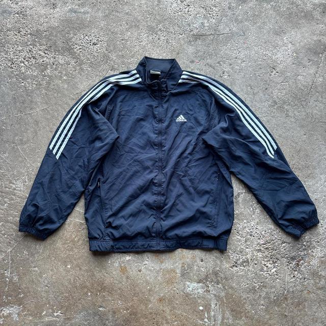 Adidas Men's Lightweight Jacket - Navy - XL on Productcaster.