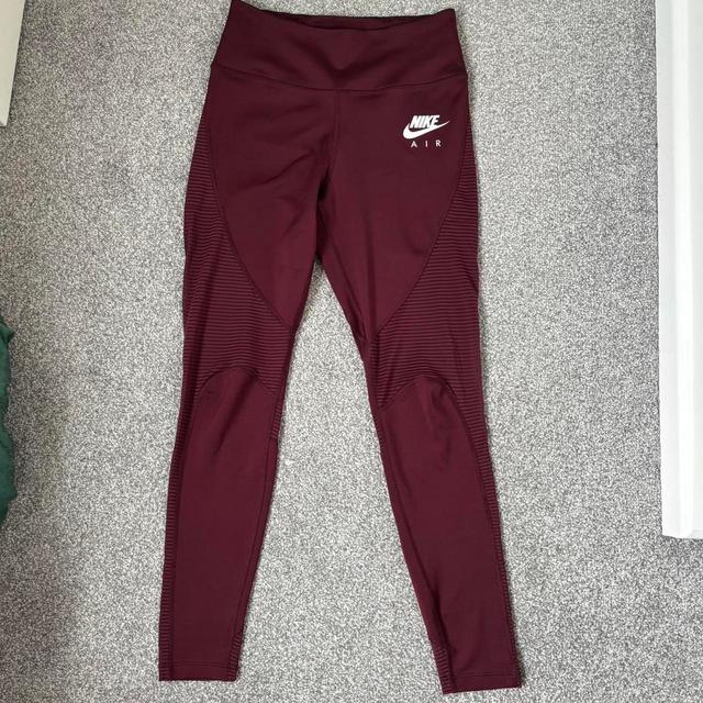 Nike Women's Leggings - Burgundy/Red - S on Productcaster.