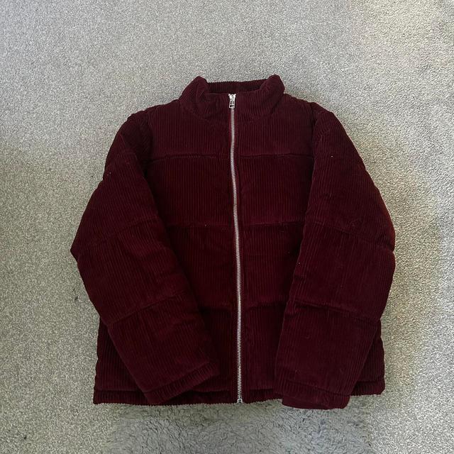 Topman Men's Jacket - Burgundy - M on Productcaster.