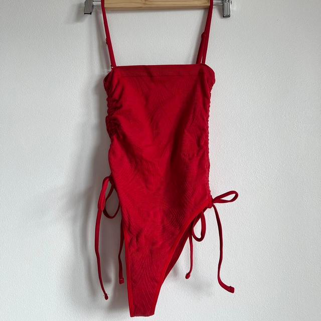 Urban Outfitters Women's Bodysuit - Red - M on Productcaster.