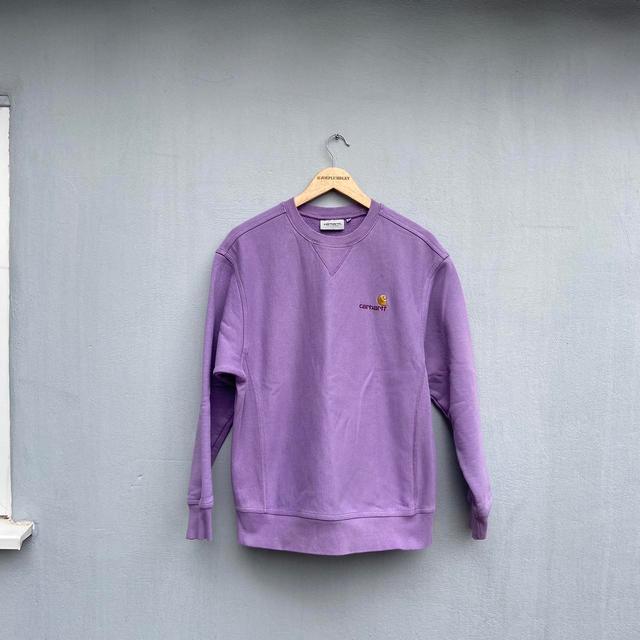 Carhartt Men's Sweatshirt - Purple - S on Productcaster.