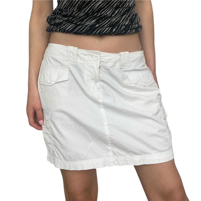 Gap Women's Skirt - White - UK 14 on Productcaster.