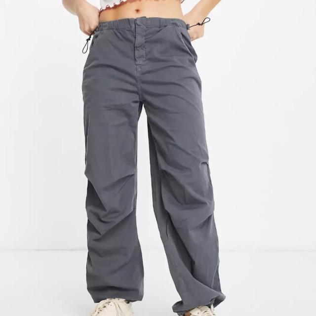 Pull&Bear Women's Trousers - Grey - XS on Productcaster.