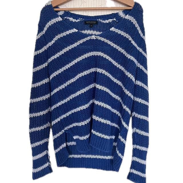 Banana Republic Women's Jumper - Blue - M on Productcaster.